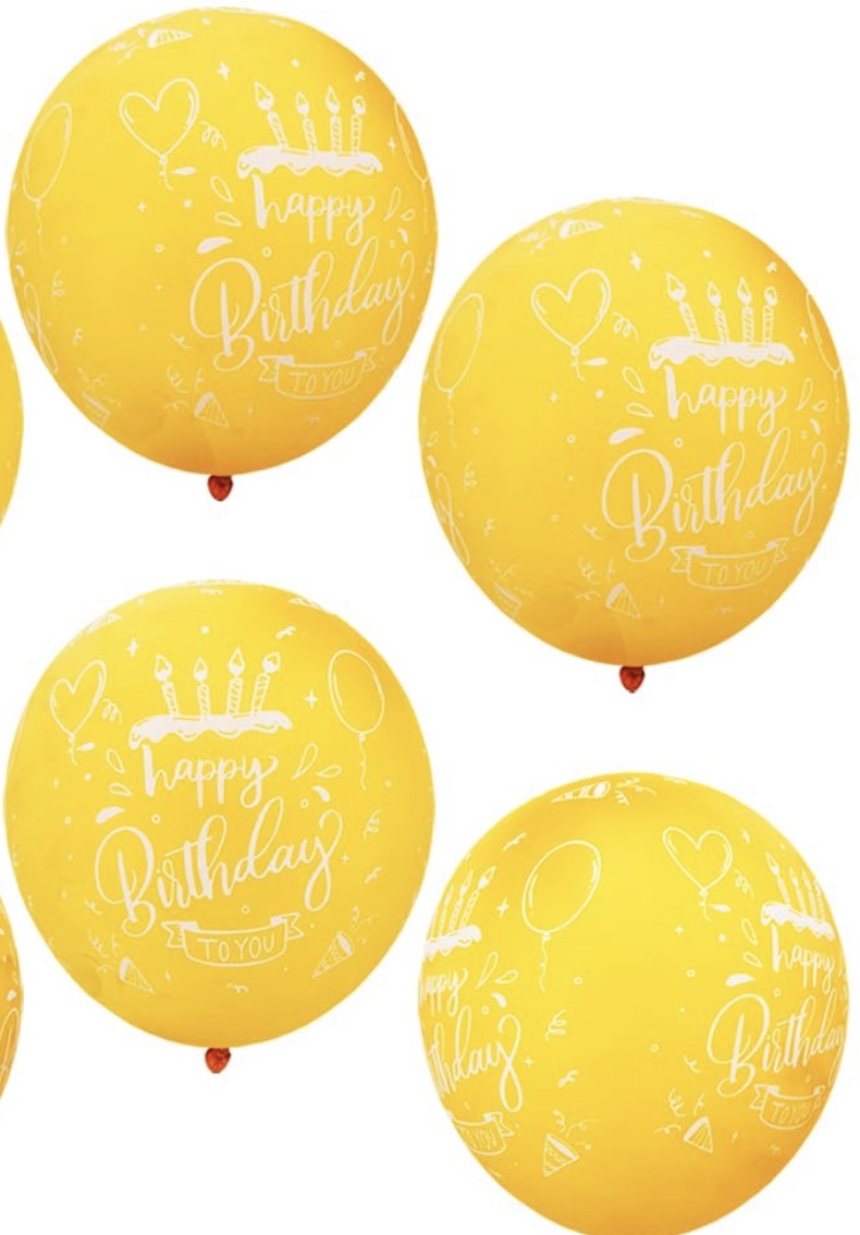 12" Designed Balloons