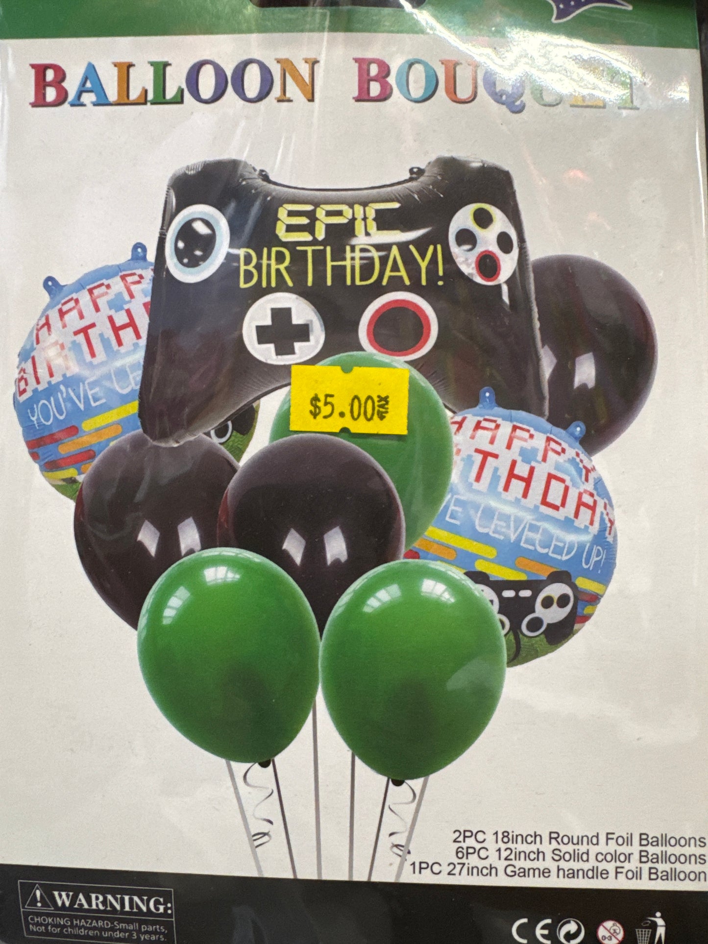 Video Game Balloon Bouquet